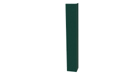 Планка угла наружного 30x30x2000 мм, 6005 зеленый мох глянцевый