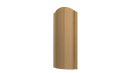 Штакетник Европланка 126x0,45 мм, Орех 3D