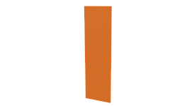 Планка стыковочная 60x2000 мм, 2011 насыщенный оранжевый глянцевый