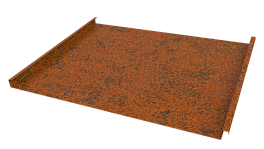 Фальцевая кровля 562/550x0,45 мм, Картэн