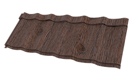 Профиль Феникс 1180/1100x0,45 мм, 8019 Морёный дуб 3D