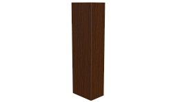 Стойка 40x60x40 мм, Золотой орех 3D