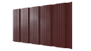 Профнастил К20 1195/1130x0,3 мм, 3009 оксид красный глянцевый