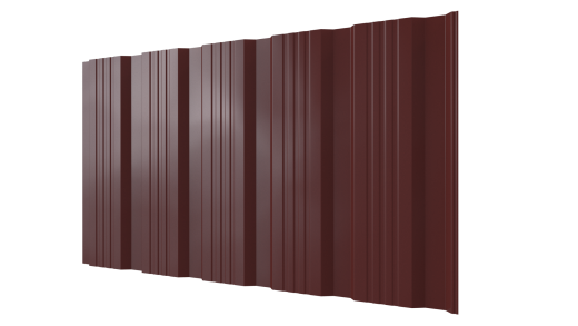 Профнастил К20 1195/1130x0,3 мм, 3009 оксид красный глянцевый