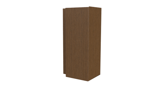 Планка стыковочная сложная Блок-хаус 110x2000 мм, Дуб Кельтик 3D