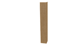 Планка угла наружного 50x50x2000 мм, Орех 3D