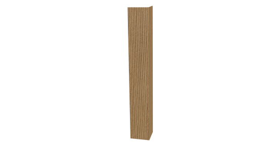 Планка угла наружного 50x50x2000 мм, Орех 3D