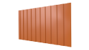 Профнастил С8 1200/1150x0,7 мм, 2011 насыщенный оранжевый глянцевый