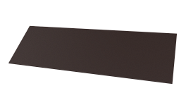 Планка завершающая 65x2000 мм, 8017 шоколадно-коричневый матовый
