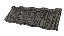 Профиль Орион 30 1200/1150x0,45 мм, Дуб винтаж 3D