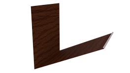 Планка примыкания верхняя к трубе фальц 250x210 мм, Дуб Кельтик 3D