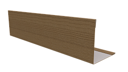 Планка завершающая 10x50x50x10 мм, Орех 3D