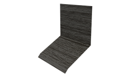 Планка примыкания верхняя к стене фальц 150x130x20 мм, Текила