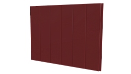 Лайн Про Полоса 200/176x0,4 мм, 3011 коричнево-красный глянцевый