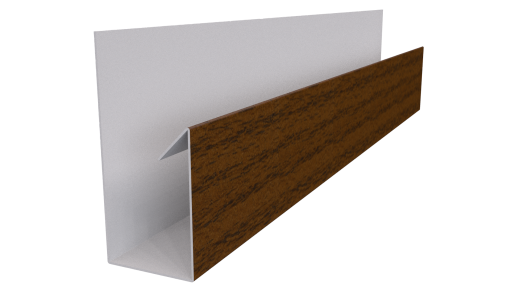 Планка П-образная 30x20x2000 мм, Дуб Локарно 3D