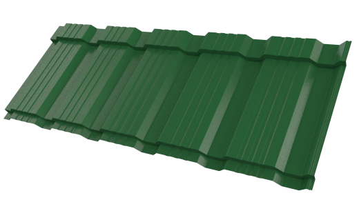 Профиль Пегас 1195/1130x0,45 мм, 6002 лиственно-зеленый глянцевый