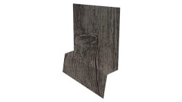 Планка стартовая фальц 135x30x55 мм, Дуб Винтаж 3D