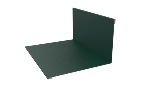 Планка примыкания верхняя 100x150x2000 мм, 6005 зеленый мох матовый