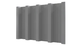 Профнастил Н60 902/845x0,65 мм, 9006 бело-алюминиевый глянцевый