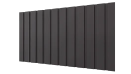 Профнастил С10 1155/1100x0,5 мм, 8019 серо-коричневый матовый