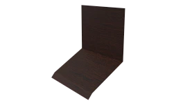 Планка примыкания верхняя к стене фальц 150x130x20 мм, Antique wood