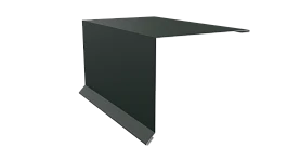 Планка торцевая 120x95x2000 мм, 6009 пихтовый зеленый матовый