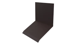 Планка примыкания верхняя к стене фальц 150x130x20 мм, 8017 шоколадно-коричневый матовый