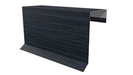 Планка торцевая фальц 65x97 мм, Морион 3D