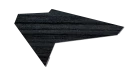 Планка примыкания в штробу 20x60x10 мм, Морион 3D