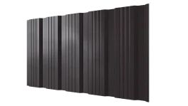Профнастил К20 1195/1130x0,45 мм, 8019 серо-коричневый глянцевый