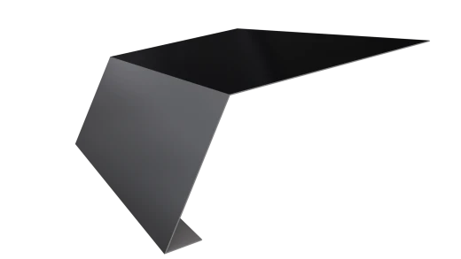 Планка карнизная 100x65x2000 мм, 9005 черный янтарь глянцевый