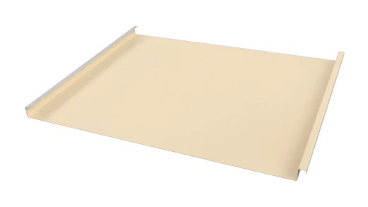 Фальцевая кровля 562/550x0,45 мм, 1015 св. слоновая кость глянцевый