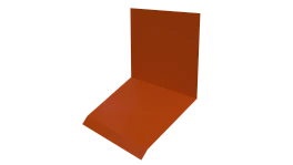Планка примыкания верхняя к стене фальц 150x130x20 мм, 2004 оранжевый глянцевый