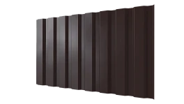Профнастил С20A 1150/1100x0,65 мм, 8017 шоколадно-коричневый глянцевый