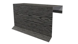 Планка торцевая фальц 65x97 мм, Дуб Винтаж 3D