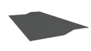 Планка крепёжная фальц 50x17x29 мм, 7005 мышино-серый глянцевый