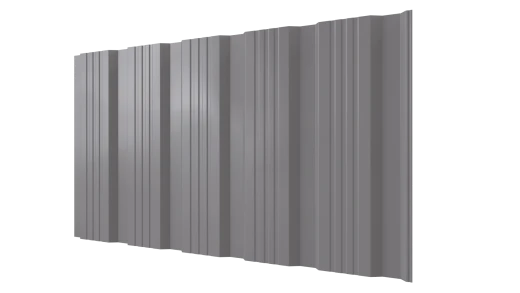 Профнастил К20 1195/1130x0,45 мм, 7004 сигнальный серый глянцевый