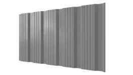 Профнастил К20 1195/1130x0,45 мм, 9006 бело-алюминиевый глянцевый