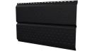 Софит Л-брус перфорированный 264/241x0,45 мм, 9005 черный янтарь матовый