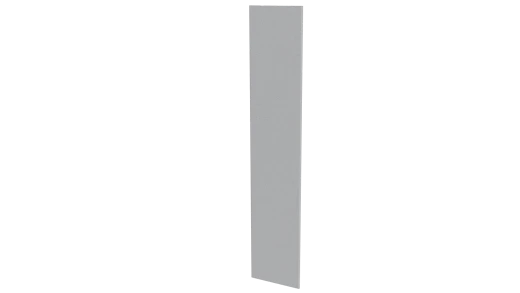 Крепежная планка 10x40x10 мм, 9003 сигнальный белый глянцевый