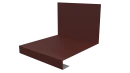 Планка примыкания нижняя к трубе фальц 140x200 мм, 3009 оксид красный матовый