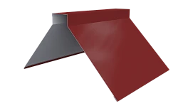 Конёк фигурный 150x150x2000 мм, 3011 коричнево-красный глянцевый