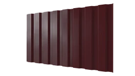 Профнастил С20A 1150/1100x0,45 мм, 3005 винно-красный глянцевый