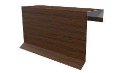 Планка торцевая фальц 65x97 мм, Дуб Локарно 3D